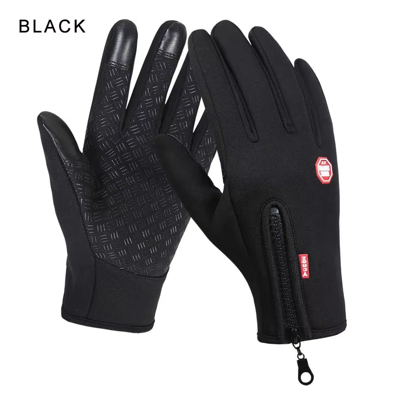 Touchscreen Waterproof Winter Gloves – Windproof Thermal Gloves for Men & Women (Cycling, Driving, Skiing)