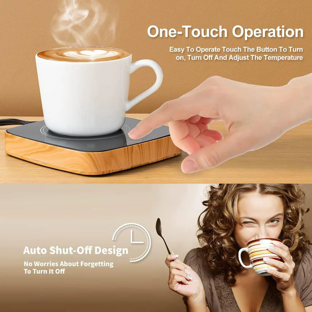 Coffee Mug Warmer – 3 Temperature Settings & Auto Shut-Off