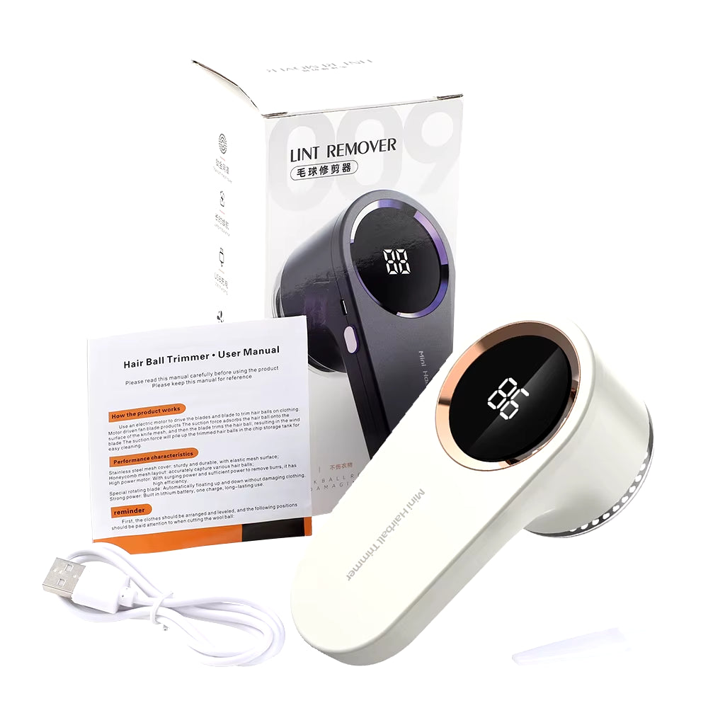 USB Rechargeable Fabric Shaver – Electric Lint Remover for Clothes & Upholstery