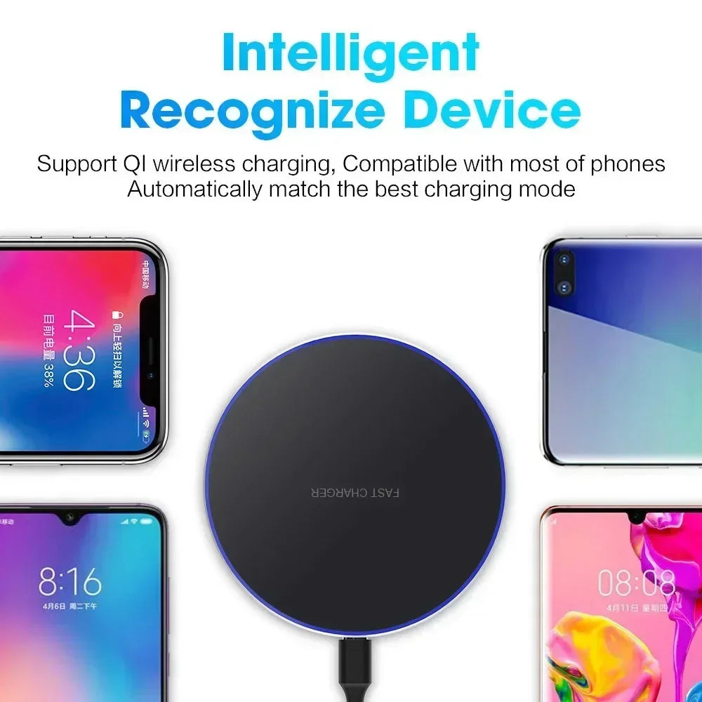 2025 Ultra-Fast Wireless Charging Pad – 300W Max