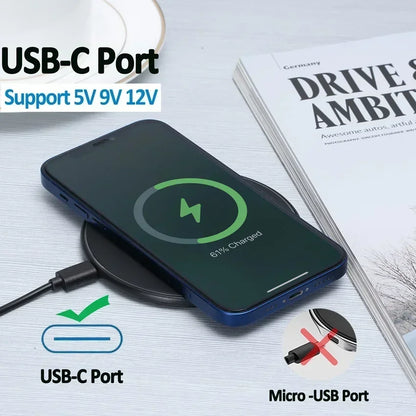 2025 Ultra-Fast Wireless Charging Pad – 300W Max