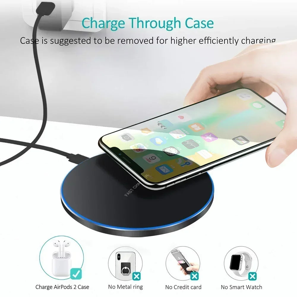 2025 Ultra-Fast Wireless Charging Pad – 300W Max