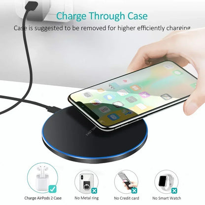 2025 Ultra-Fast Wireless Charging Pad – 300W Max