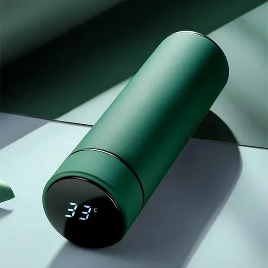 Smart LED Thermos Bottle – 500ml Stainless Steel with Temperature Display