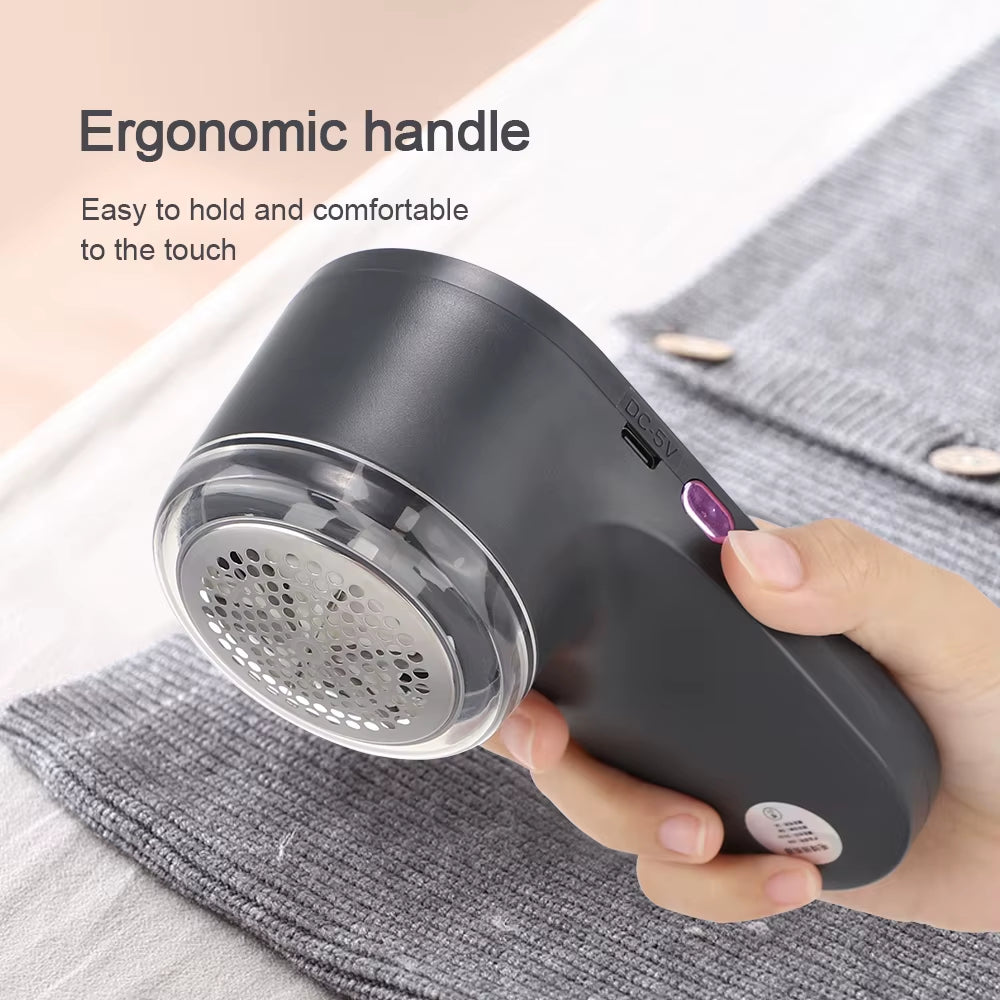 USB Rechargeable Fabric Shaver – Electric Lint Remover for Clothes & Upholstery
